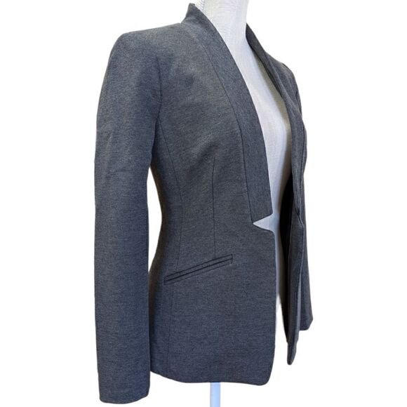 NWT J.Crew 365 Women's Grey Open Blazer Size 0 Style J6142 - Picture 4 of 9